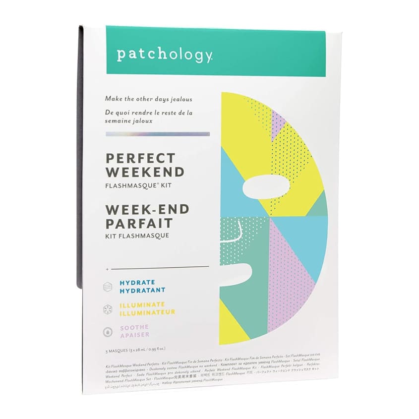 PATCHOLOGY باتشولوجي بيرفكت ويكند فلاش ماسك كيت، 3 قطع