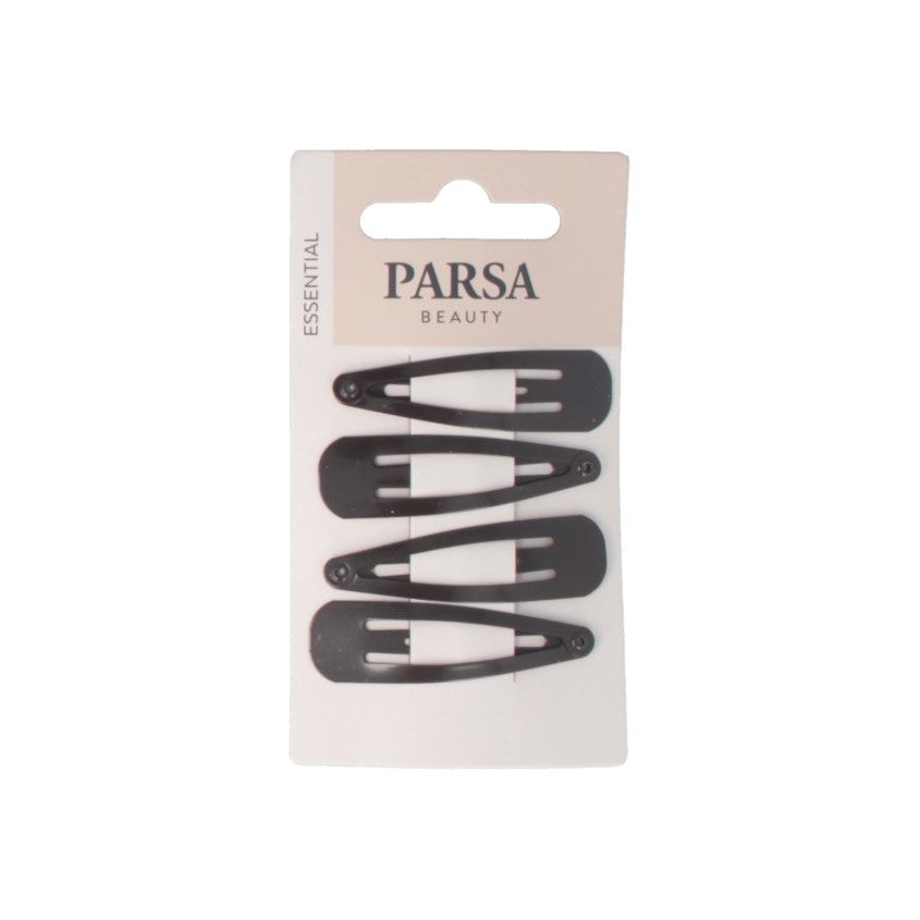 PARSA مشابك شعر بارسا بنية لامعة