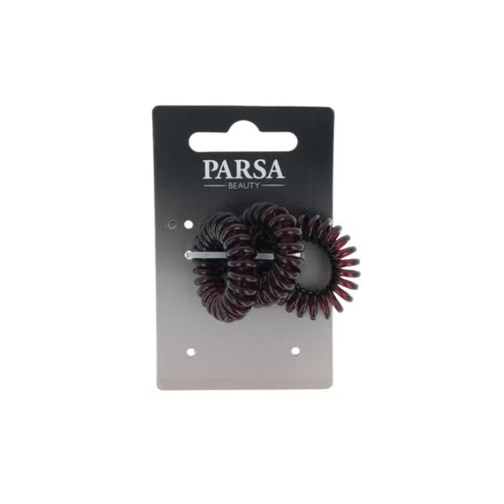 PARSA Spiral Braid Holder Brown Medio Shiny
