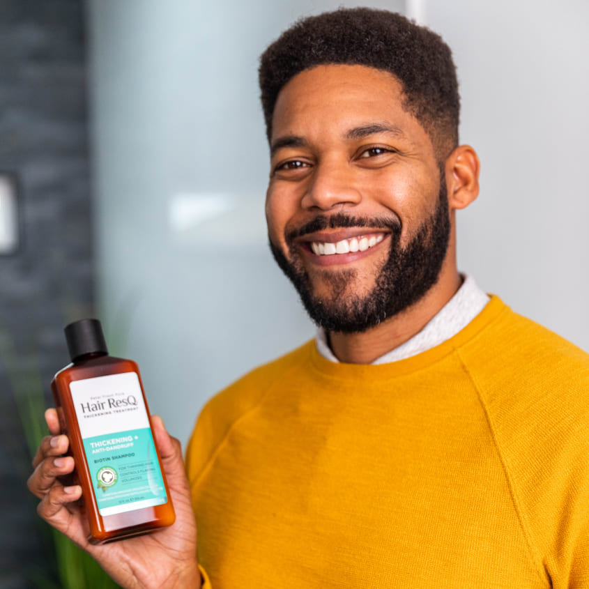 PETAL FRESH بيتال فريش: شامبو مضاد للقشرة للشعر الرقيق هير ريسكيو، 355 مل – توصيل مجاني