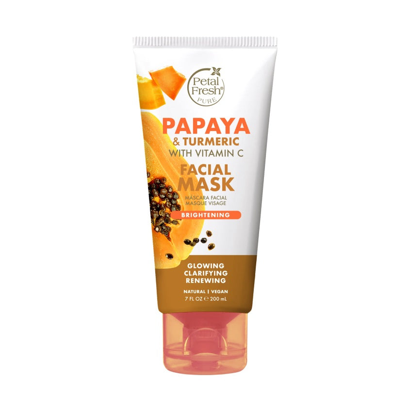 PETAL FRESH PAPAYA & TURMERIC FACIAL MASK BRIGHTENING 200ML