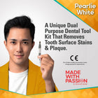 PEARLIE WHITE بيرلي وايت - مزيل بقع الأسنان والبلاك - عبوة سفر مزدوجة