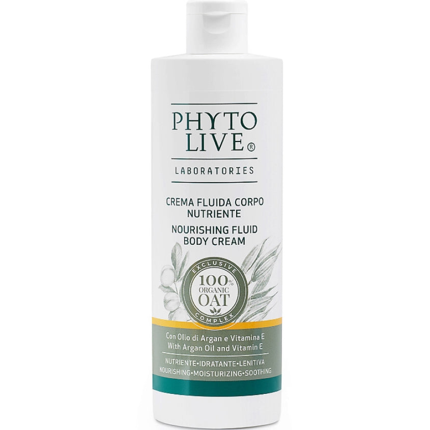 PHYTO LIVE NOURISHING FLUID BODY CREAM WITH ARGAN OIL&VITAMIN E 400ML