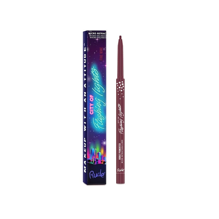 City Of Flashing Lights Micro Retractable Liner