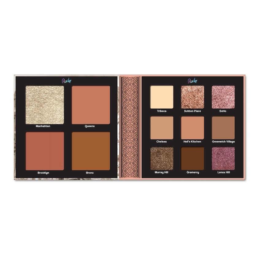 RUDE FACE & EYE PALETTE NUDE YORK 25,3G – online store