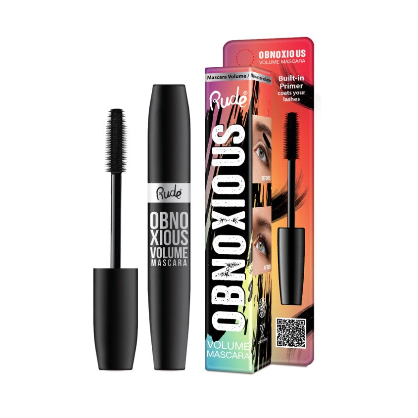 RUDE OBNOXIOUS VOLUME MASCARA BLACK 7G