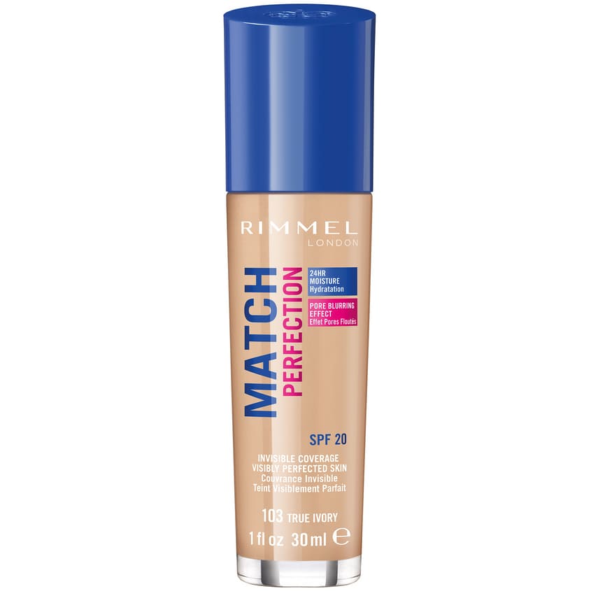 RIMMEL MATCH PERFECTION FOUNDATION 100 30 ML