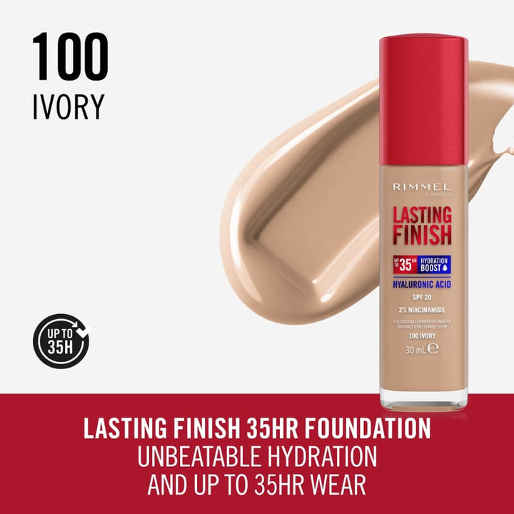 كريم أساس يدوم طويلاً بعامل حماية من الشمس SPF20