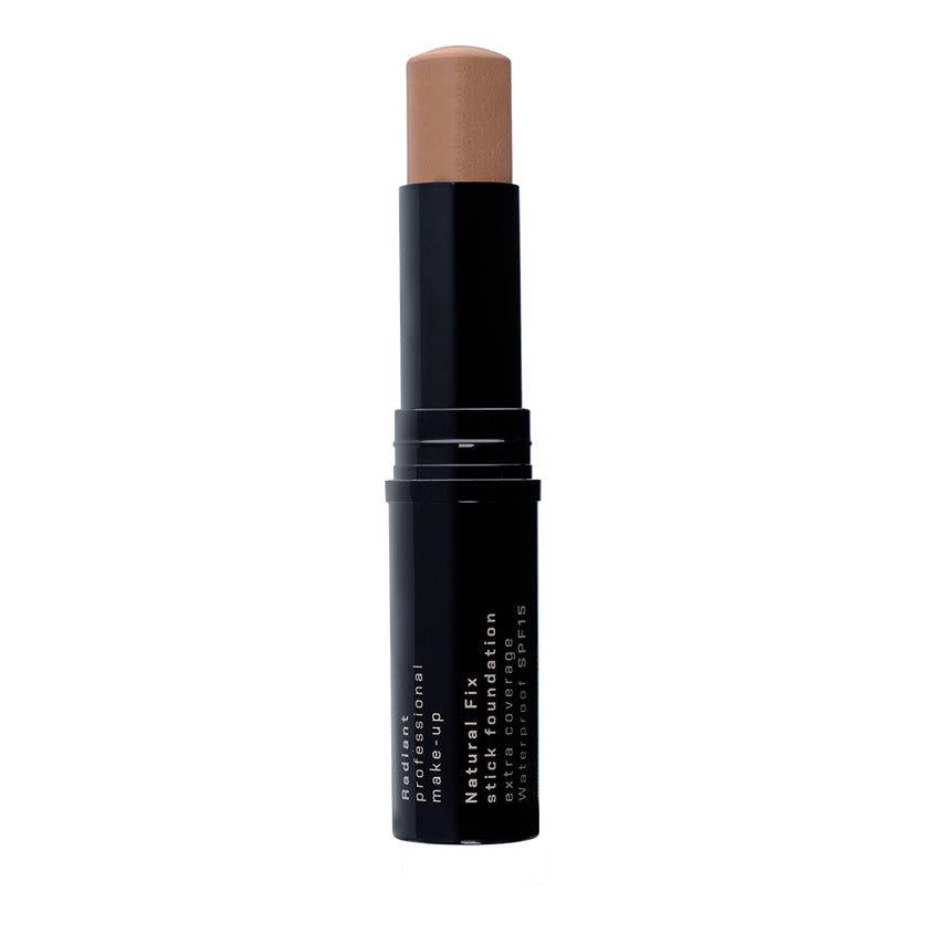 كريم أساس RADIANT PROFESSIONAL MAKEUP Natural Fix Extra Coverage Stick مقاوم للماء بعامل حماية من الشمس 15