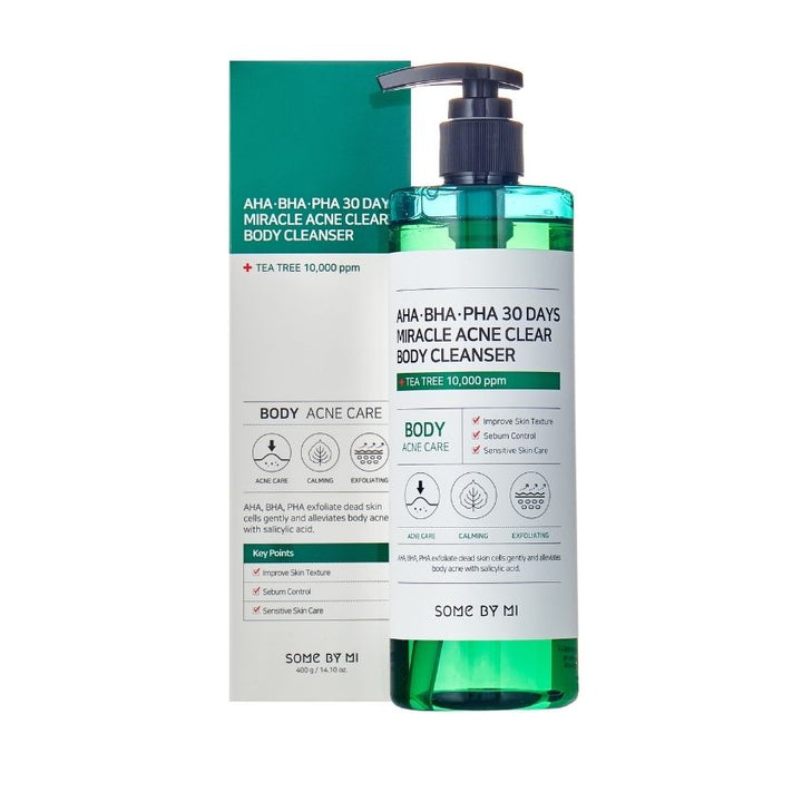 30 DAYS MIRACLE ACNE CLEAR BODY CLEANSER 400ML