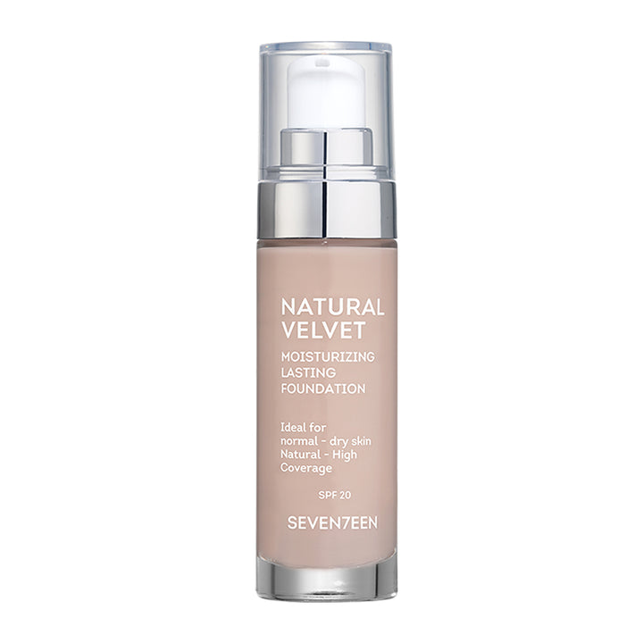 NATURAL VELVET MOISTURIZING LASTING FOUNDATION 4, 30 ML
