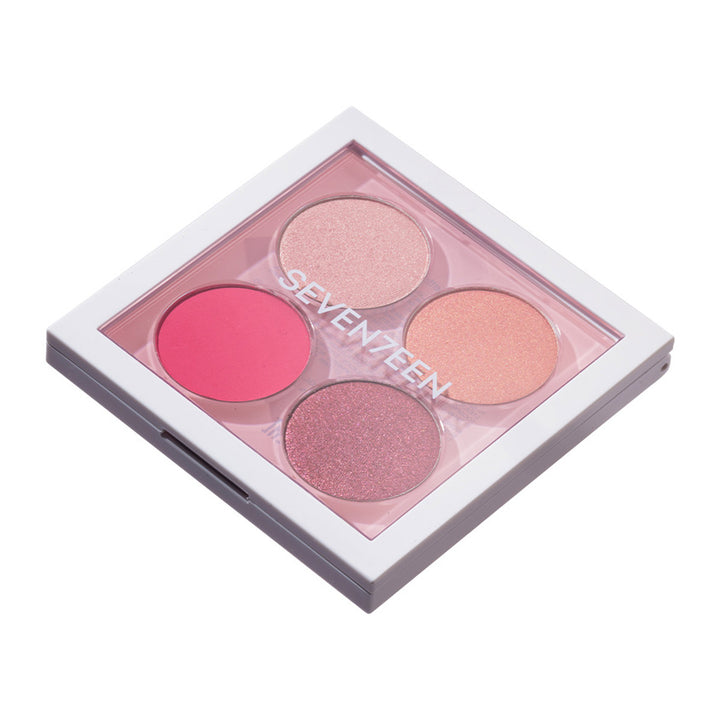 Vibrant Eyes Quad Palette Rosy Nude