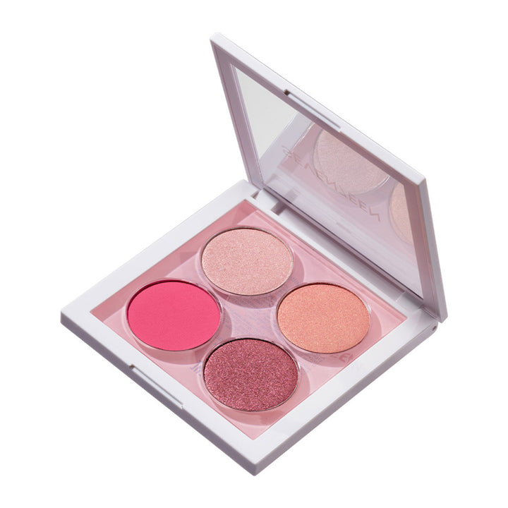 Vibrant Eyes Quad Palette Rosy Nude