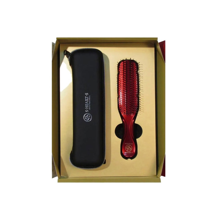Scalp Brush World Premium Long (Gift box) - Red Colour