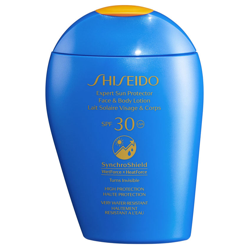 SHISEIDO لوشن واقي من الشمس من Expert Sun للوجه والجسم بعامل حماية من الشمس 30