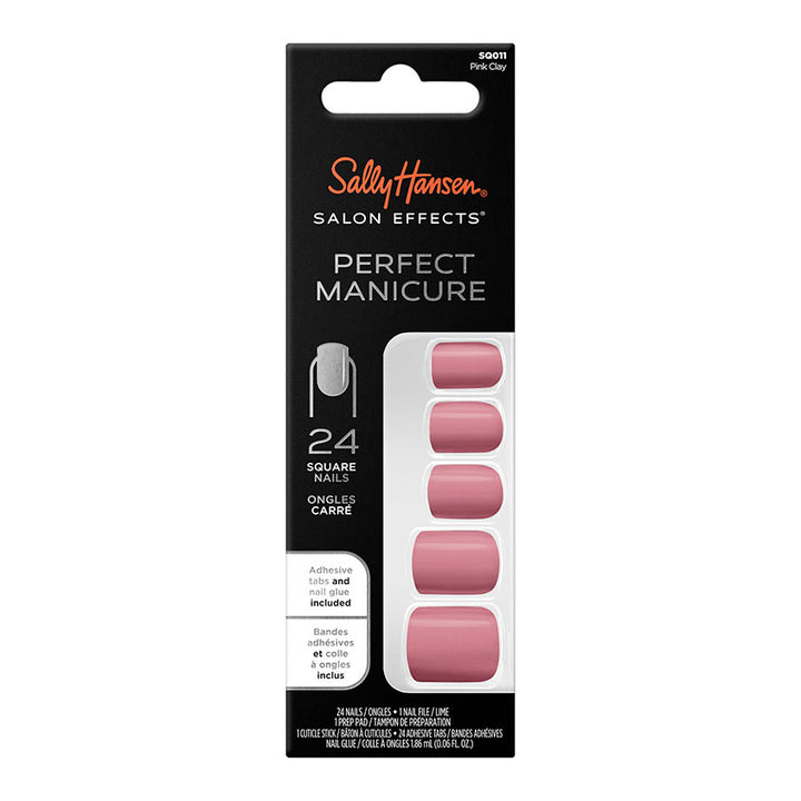 False nails – SE ARTIFICIAL NAIL D2 PINK CLAY SQUARE