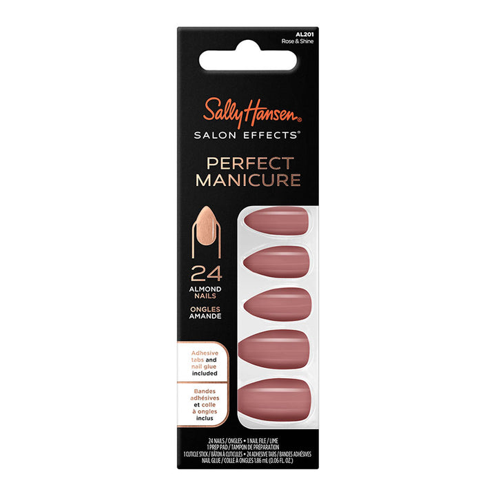 False nails – SE ARTIFICIAL NAIL D13 ROSE SHINE ALMOND