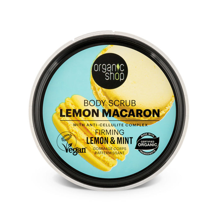 Lemon Macaron Firming Body Scrub
