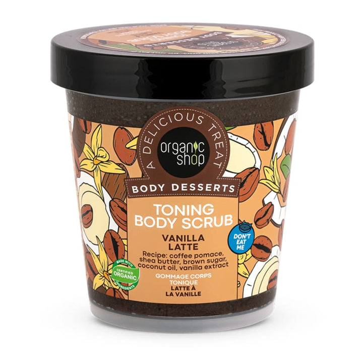 Body Desserts Toning Body Scrub Vanilla Latte
