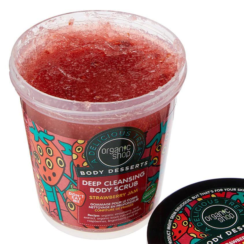 Body Desserts Deep Cleansing Body Scrub Strawberry Jam