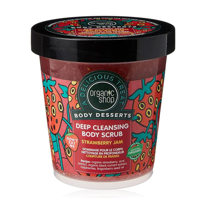 Body Desserts Deep Cleansing Body Scrub Strawberry Jam