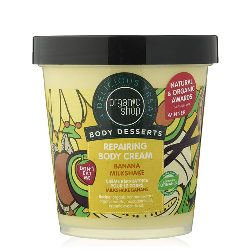 Body Desserts Repairing Body Cream Banana Milkshake