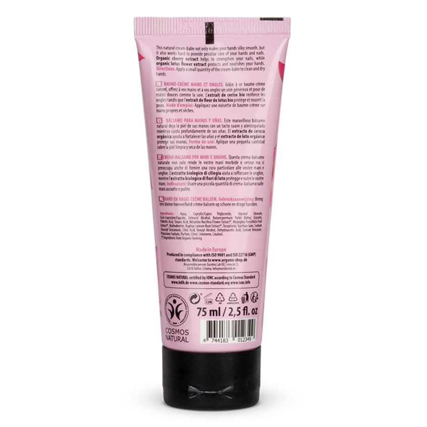 Hand & Nail Cream-Balm Cherry & Lotus