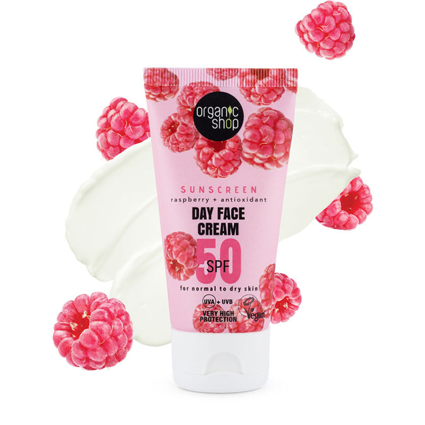 ORGANIC SHOP OS Sun. Sunscreen Day Face Cream 50 SPF Normal to dry skin, 50 ml – buy online