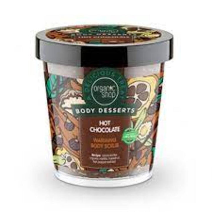 مقشر الجسم الدافئ بالشوكولاتة الساخنة من Body Deserts