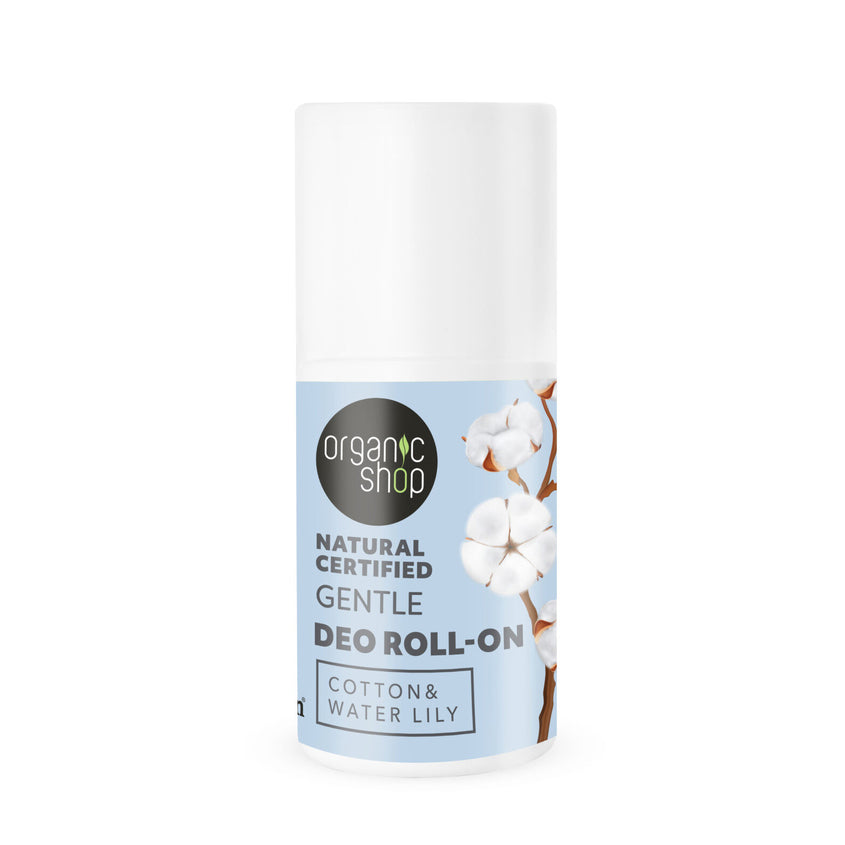 Natural Certified Gentle Deo Roll-On Cotton & Water Lily
