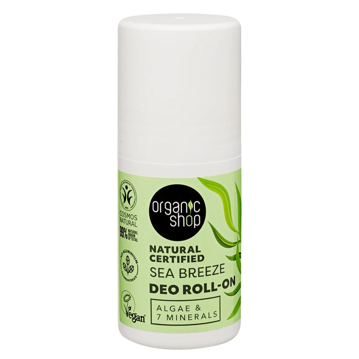 Natural Certified Sea Breeze Deo Roll-On Algae & 7 Minerals