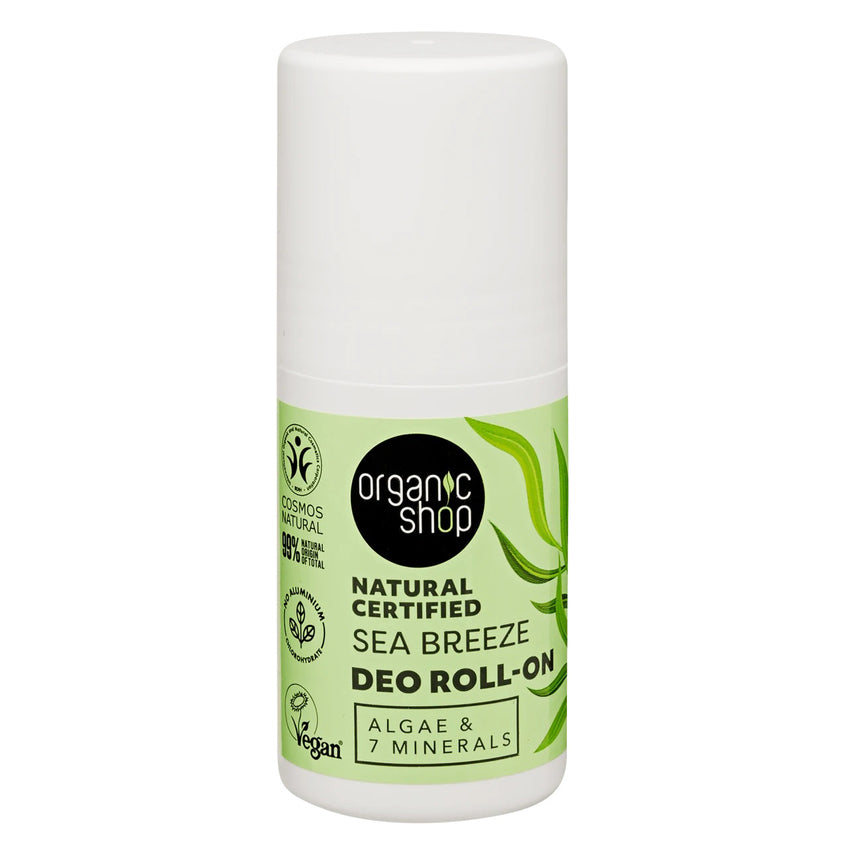 Natural Certified Sea Breeze Deo Roll-On Algae & 7 Minerals