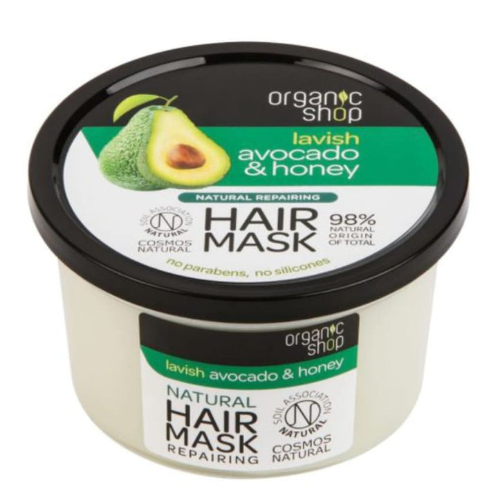 Hair masks AVOCADO AND HONEY HAIR MASK, 250 ML