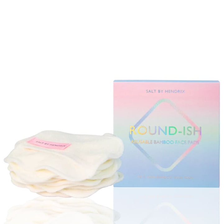 Cotton and paper products ROUND-ISH BAMBOO FACE PADS 10PCS