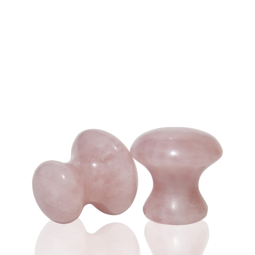 Magic Mushrooms Rose Quartz Beauty Tools