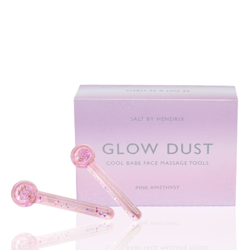 Glow Dust Pink Amethyst Cool Babe Face Massage Tools