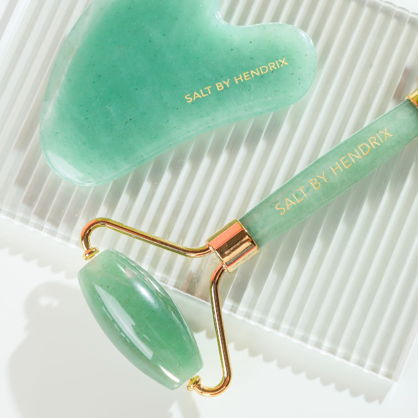 SALT BY HENDRIX SET JADE (FACE ROLLER+GUASHA) – buy online