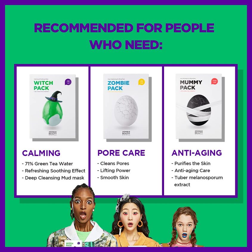SKIN1004 SET (WITCH PACK FACE MASK 4G*16PCS) – free delivery