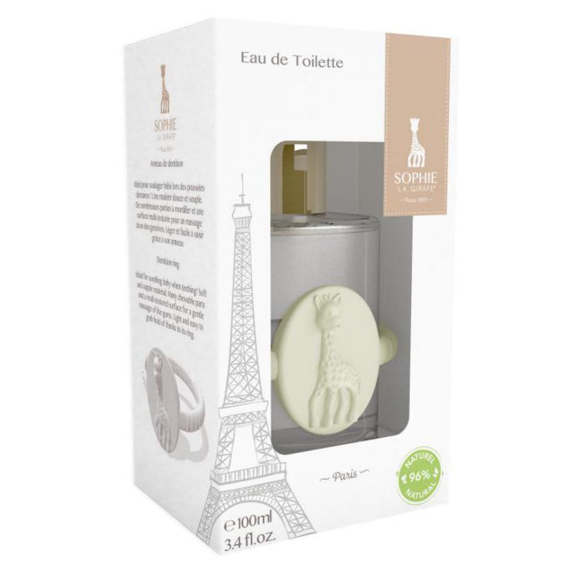 GIFT SET (SOPHIE LA GIRAFE EAU DE TOILETTE 100ML + DENTITION RING)
