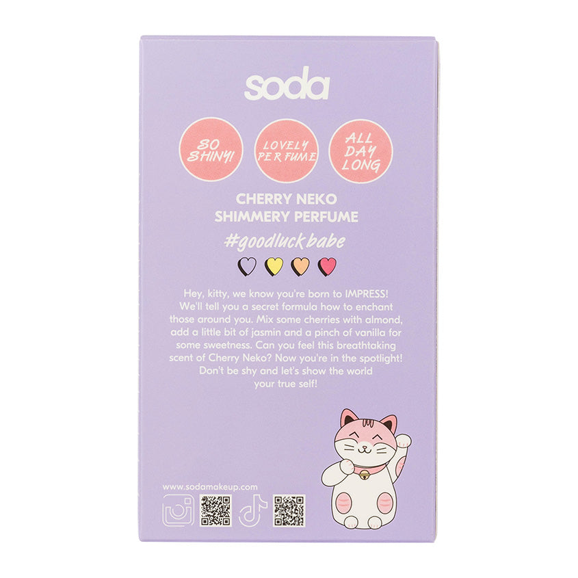 SODA CHERRY NEKO SHIMMERY PERFUME #goodluckbabe 100ml – online store