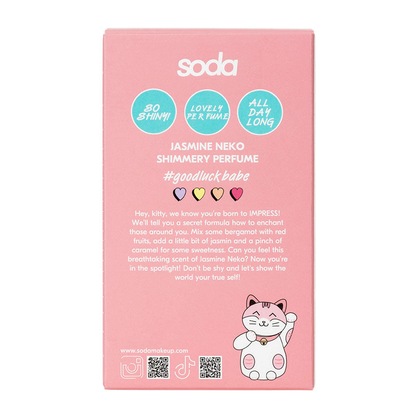 SODA JASMINE NEKO SHIMMERY PERFUME #goodluckbabe 100ml – online store