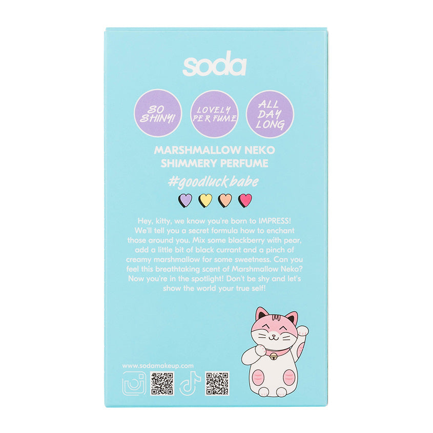 SODA MARSHMALLOW NEKO SHIMMERY PERFUME #goodluckbabe 100ml – buy online