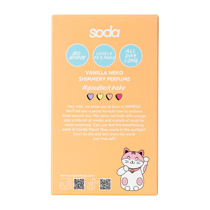 VANILLA NEKO SHIMMERY PERFUME #goodluckbabe 100ml
