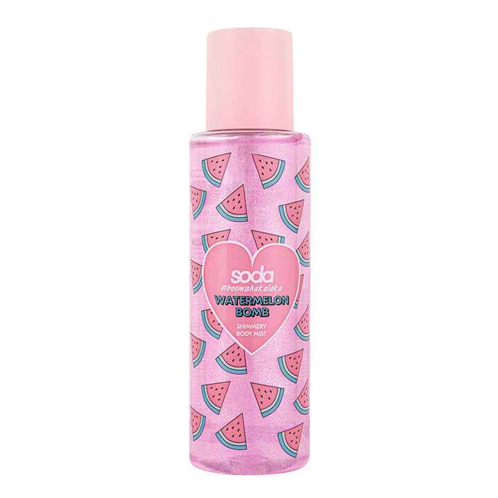 WATERMELON BOMB SHIMMER BODY MIST #boomshakalaka 165 ml