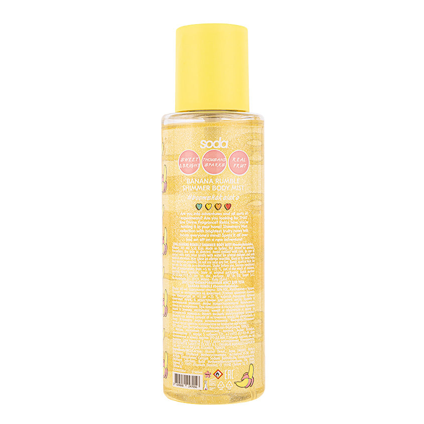 SODA BANANA RUMBLE SHIMMER BODY MIST #boomshakalaka 165 ml – buy online