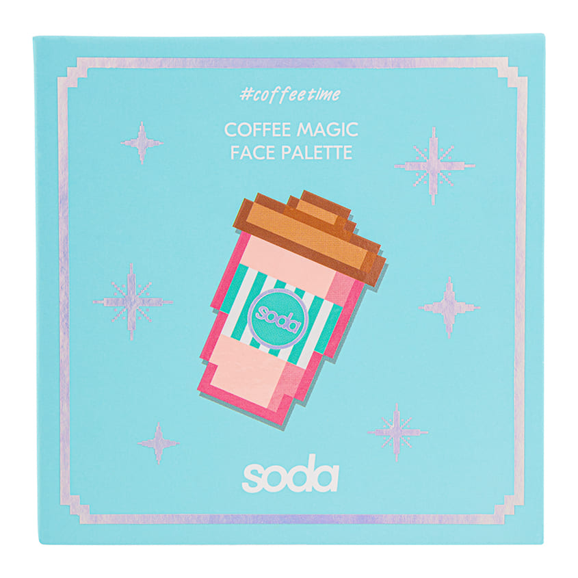 SODA COFFEE MAGIC FACE PALETTE #coffetime 001 16g – buy online