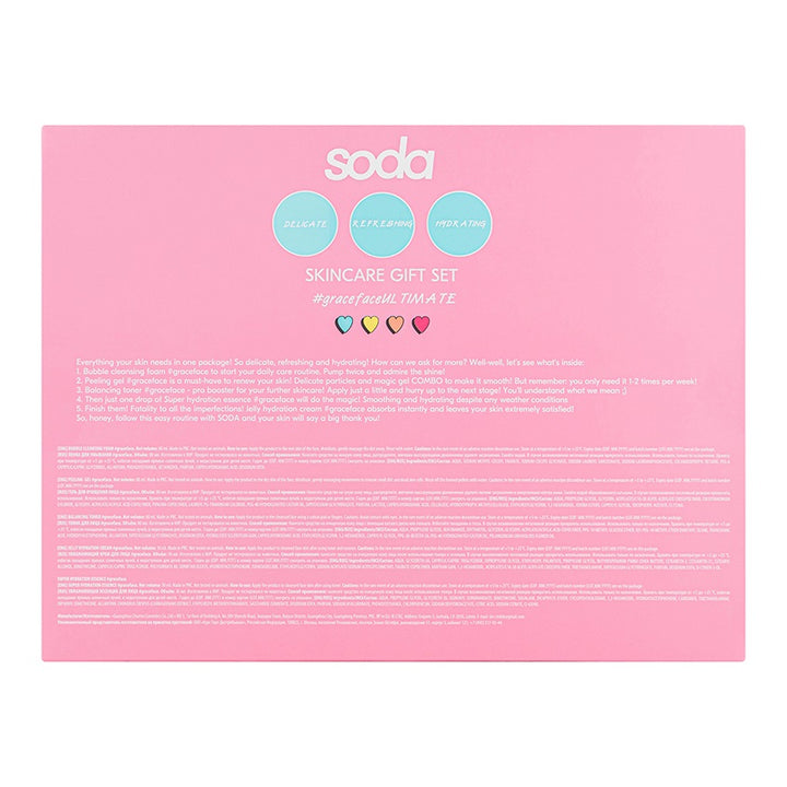SKINCARE GIFT SET SODA #gracefaceULTIMATE