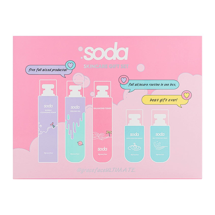 SKINCARE GIFT SET SODA #gracefaceULTIMATE