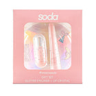 SODA GIFT SET 103 GLITTER EYELINER + LIP CRYSTAL #wearesoda