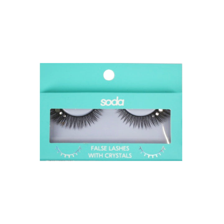 FALSE LASHES WITH CRYSTALS SODA #dollyeyes
